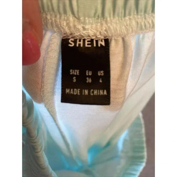 Shein Tye-Dye Mom Lounge Pants Size S 4 High Rise Taper Leg - Picture 3 of 4